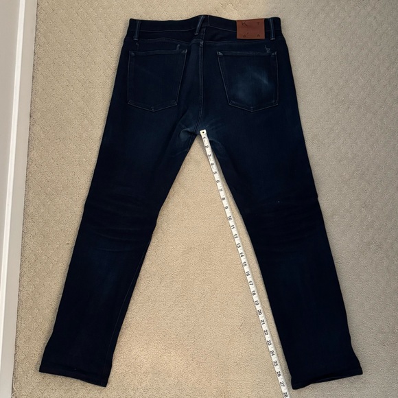Men's Skinny Jeans - Dark Blue - Picture 5 of 5
